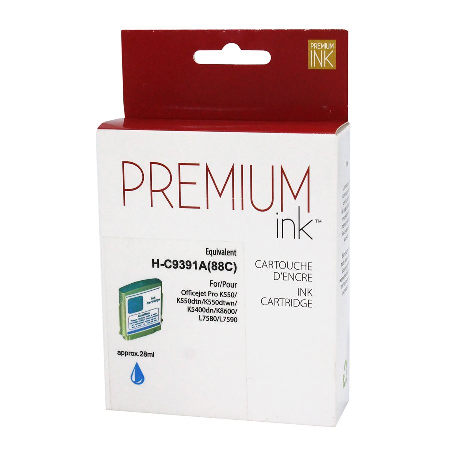 HP No. 88XL C9391AN Alternative Cyan Premium Ink