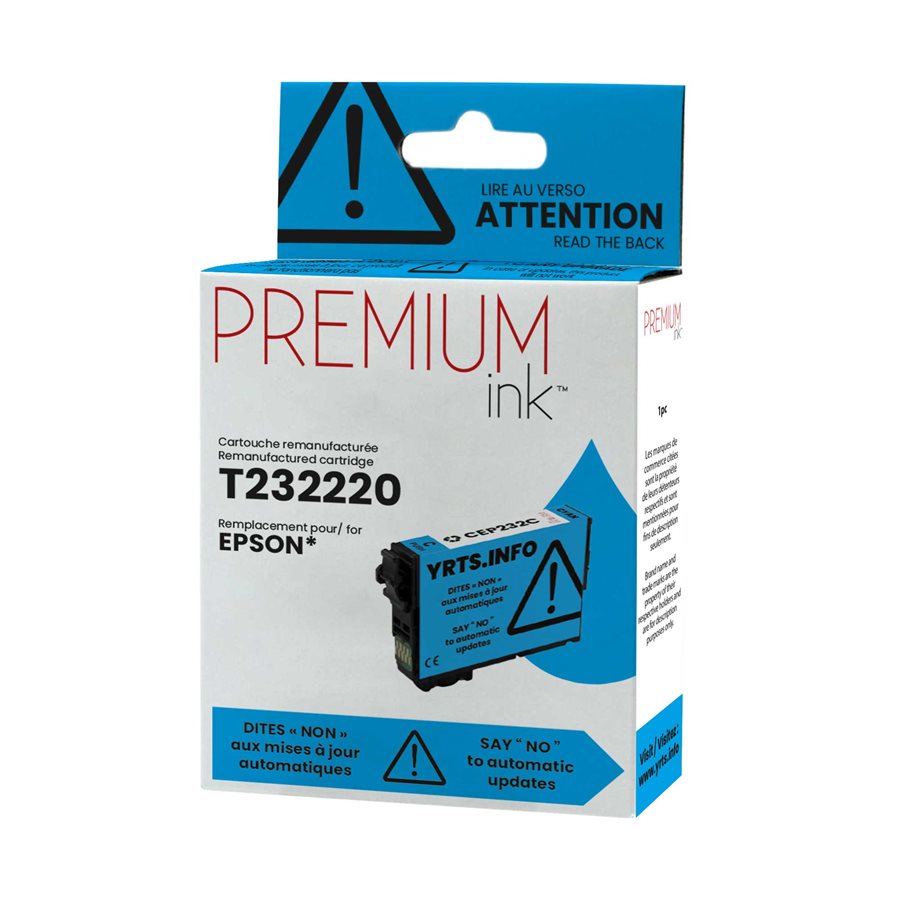 Epson T232220 Alternative Premium Ink Cyan 140 copies