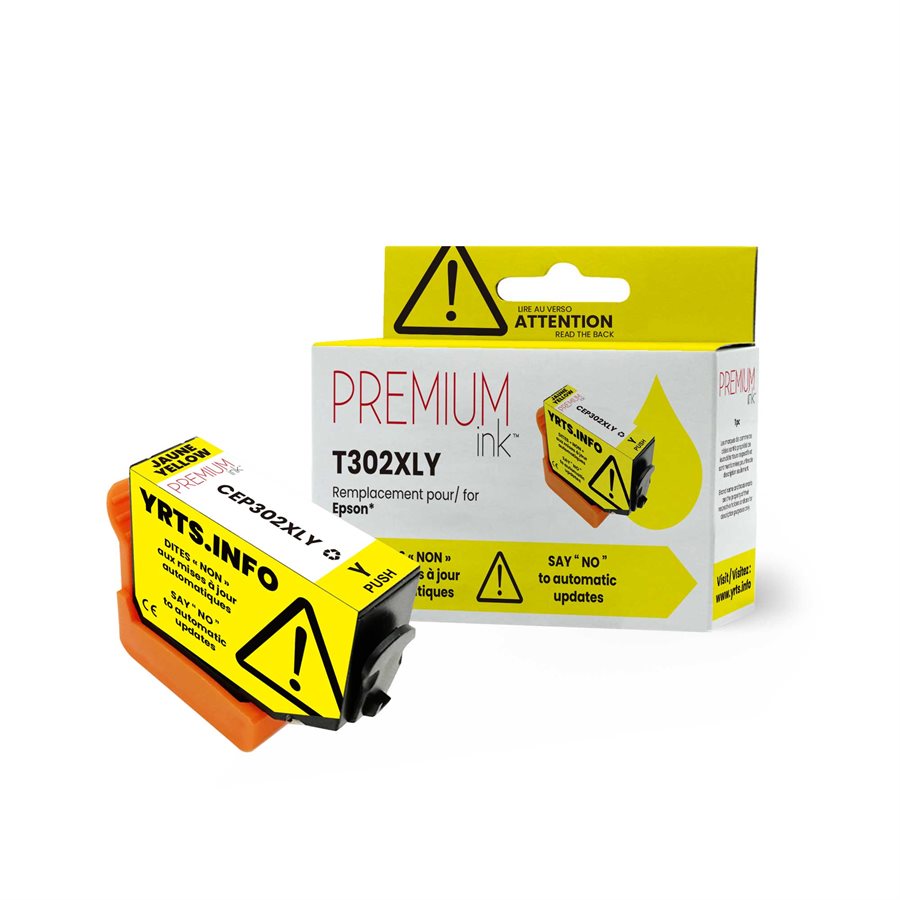 Epson T302XL420 Alternative Premium Ink YRTS Yellow