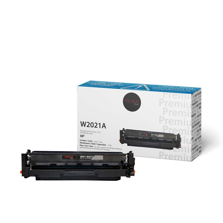 HP W2021A (414A) Alternative Premium Tone YRTS Cyan 2.1K