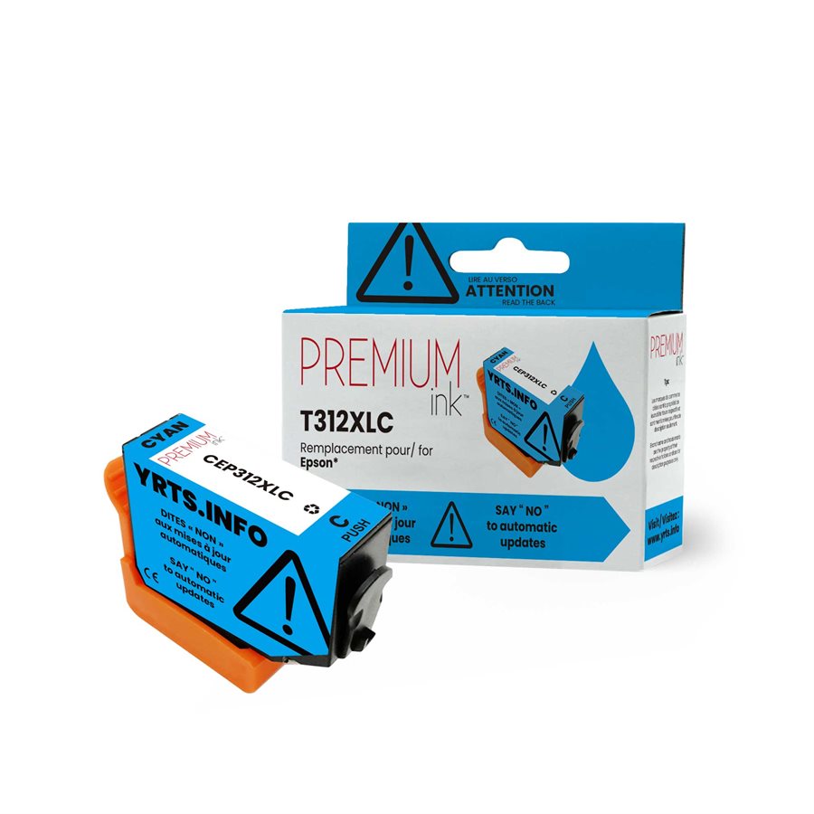 Epson T312XL220 Alternative Premium Ink YRTS Cyan