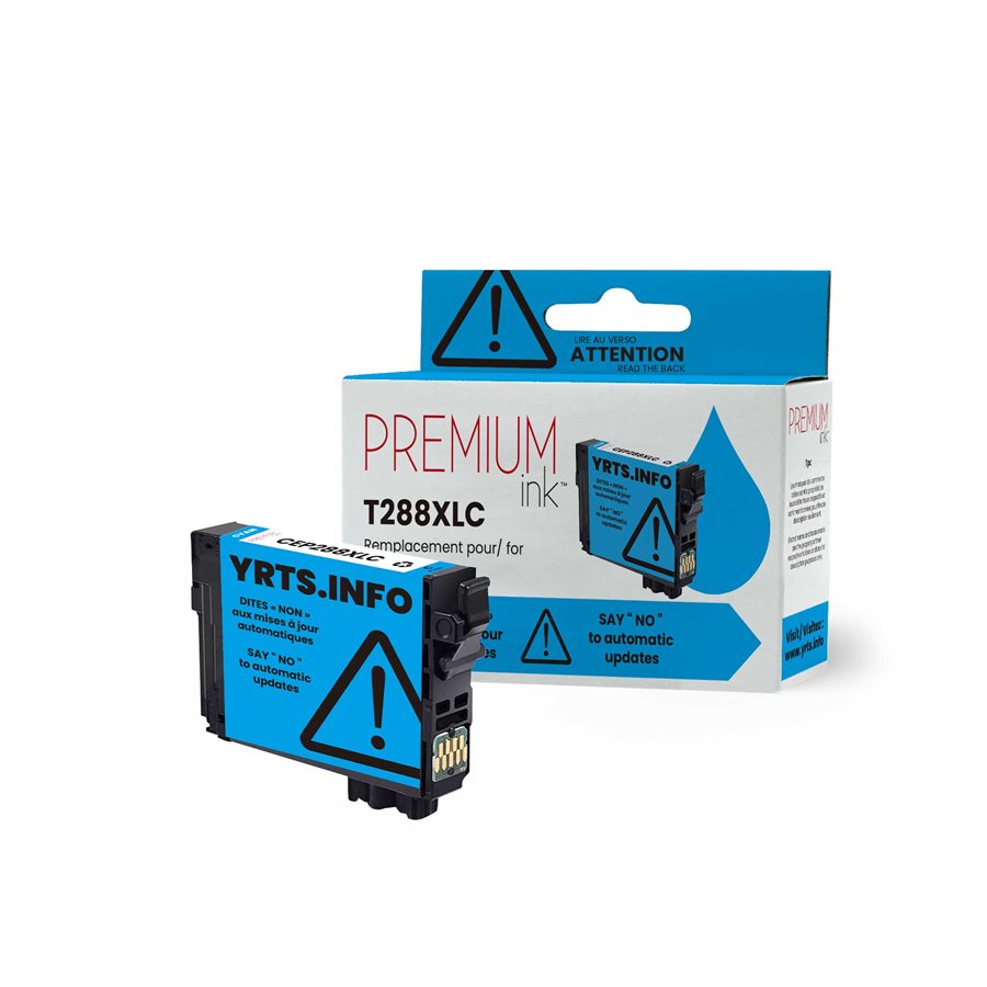 Epson T288XL220 Alternative Premium Ink YRTS Cyan
