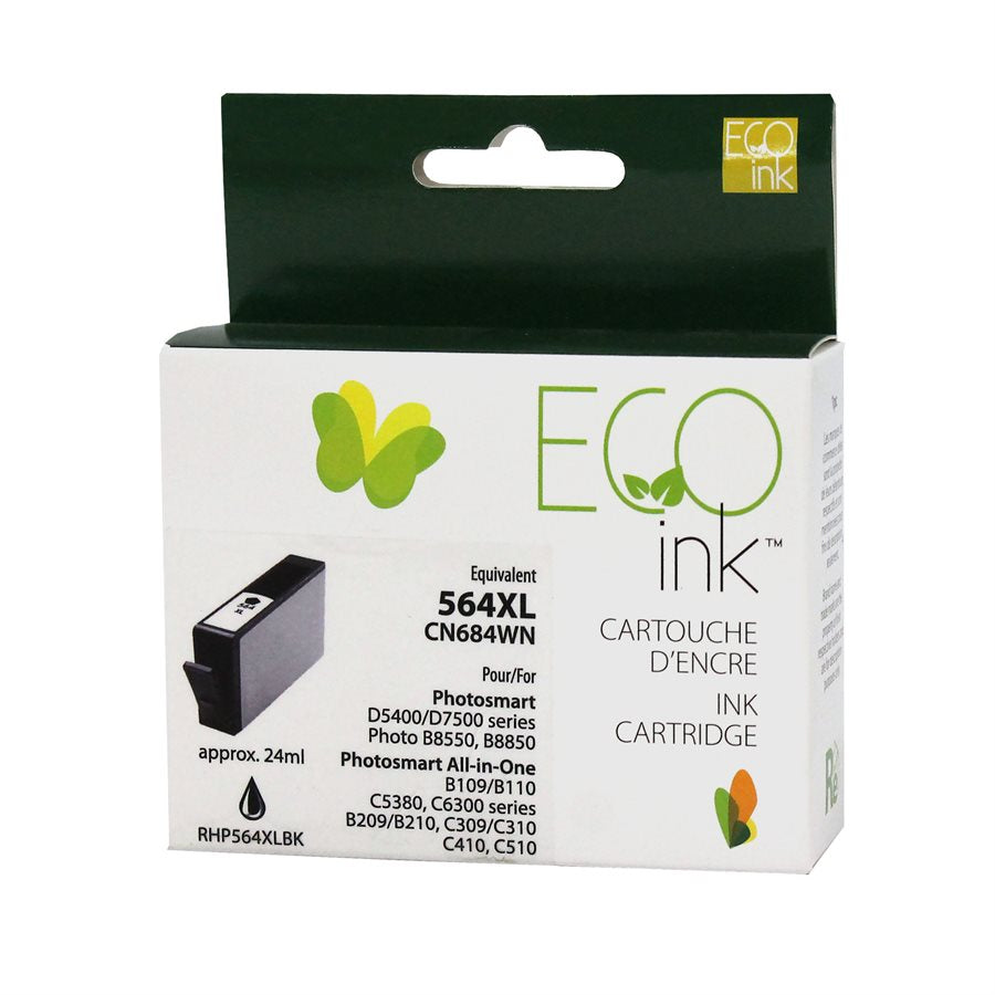 HP No. 564XL  CN684WN Reman Black EcoInk