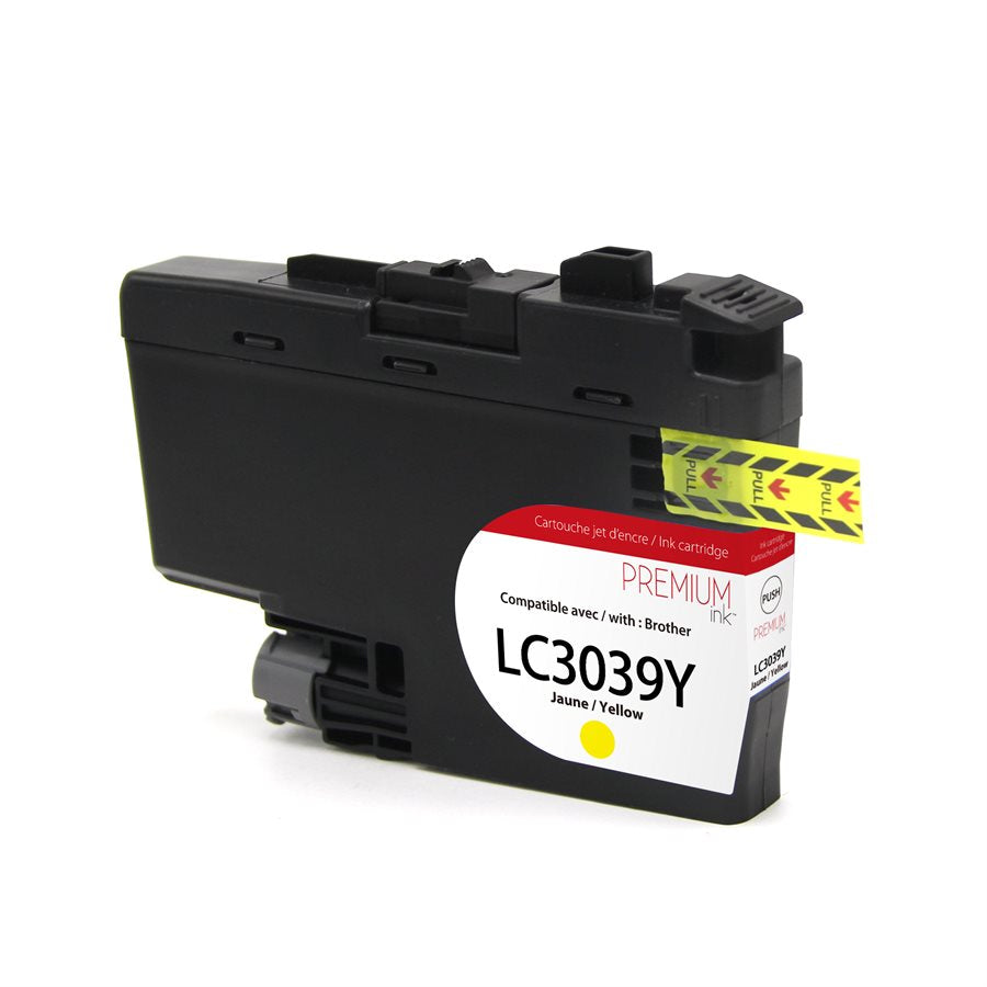 Brother LC3039 Alternative Yellow Premium Ink