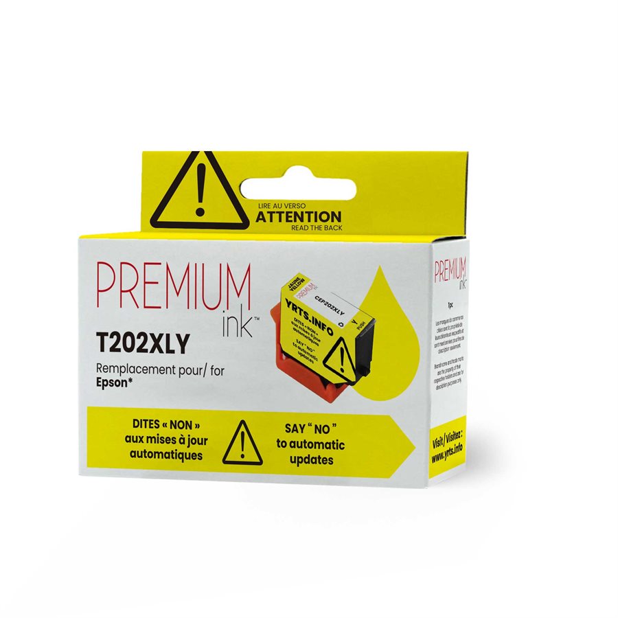 Epson T202XL420 Alternative Premium Ink YRTS Yellow