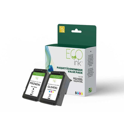 Canon PG240XL/CL241XL Value Pack Ecoink