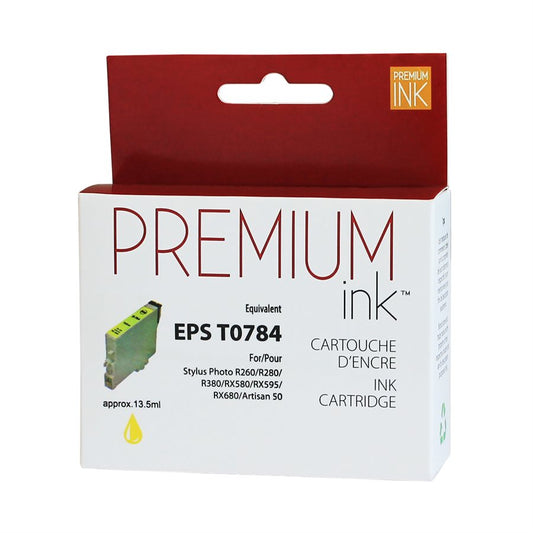 Epson T0784 Alternative Yellow  Premium Ink