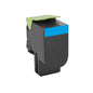 Lexmark 80C1SC0 Reman Ecotone Cyan 2K
