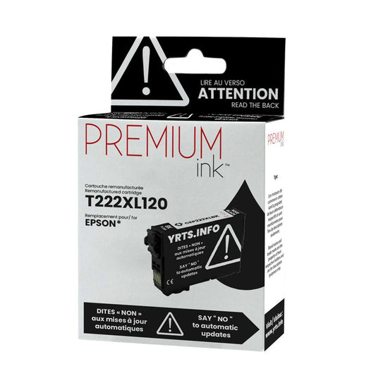 Epson T222XL120 Alternative Premium Ink Black 550 copies