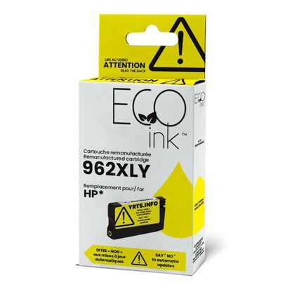 HP No.962XL 3JA02AN Reman Yellow EcoInk YRTS 1.6K