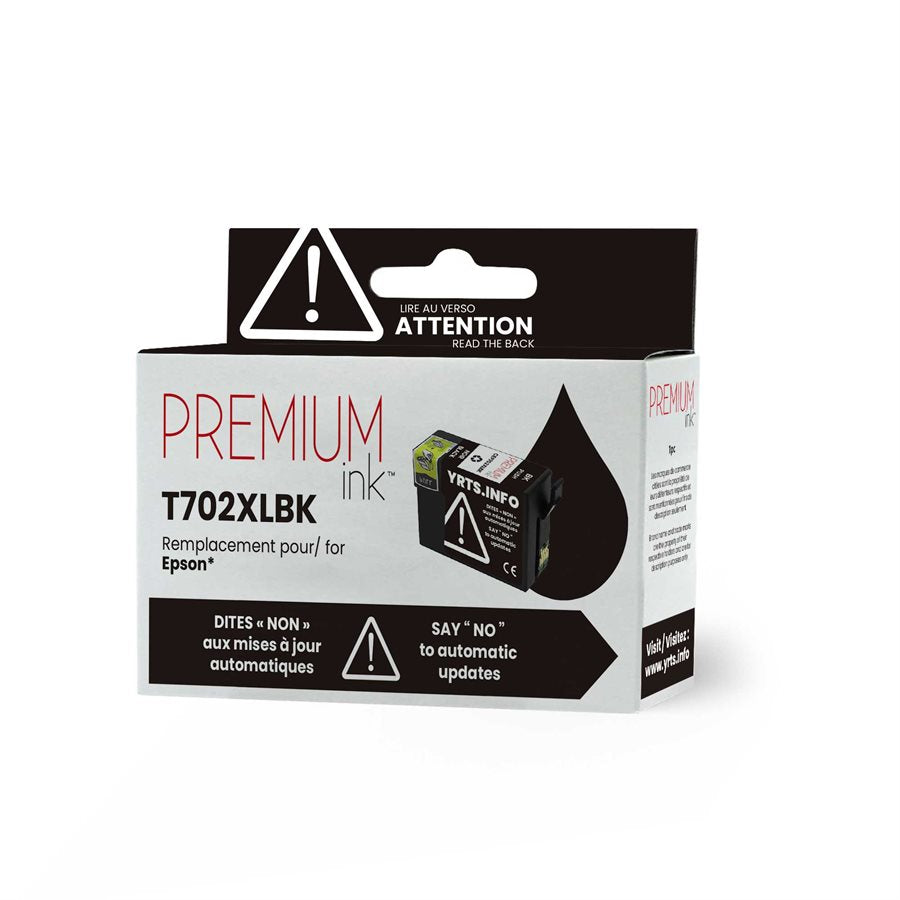 Epson T702XL Alternative Premium Ink  YRTS Black1.1K
