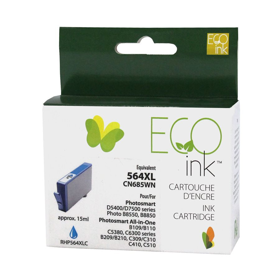HP No. 564XL CN685WN/ CB323 Reman Cyan EcoInk